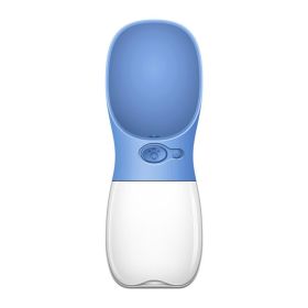 Pet Water Cup Outdoor Portable Water Bottle (Color: Sea Blue, Style: 350Ml)