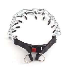 Dog Prong Collar; Adjustable Dog Training Collar For Medium Large Dogs; Pet Collar (Color: Black, size: Xxl)
