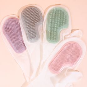 1pair Pet Cleaning Gloves (Color: Multi-Color Random Delivery, size: 31*14Cm)