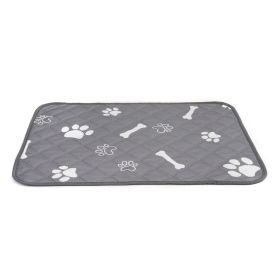 Pet Diaper Pad Reusable Washable Absorbent Non-Slip Waterproof Diaper Diaper Non-Wet; Dog Diaper Pad (Color: Printed, size: Xxl)