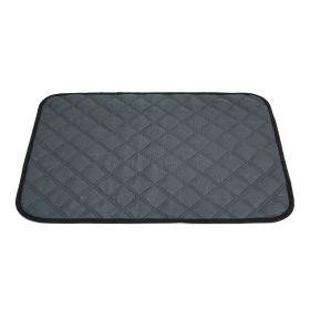 Pet Diaper Pad Reusable Washable Absorbent Non-Slip Waterproof Diaper Diaper Non-Wet; Dog Diaper Pad (Color: Dark Gray, size: Xxl)