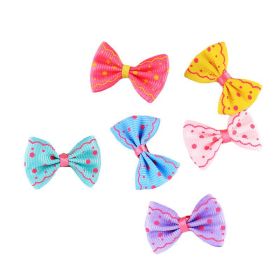 4pcs Pet Hairpins; Dog Hair Bows With Clips; Adorable Hair Clip Pet Accessories; Assorted Varieties (Color: Red, size: One-Size)