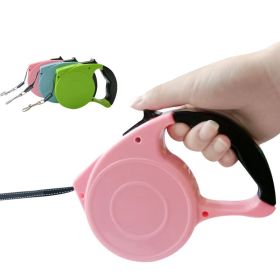 Automatic Retractable Pet Leash For Dogs & Cats; Outdoor Dog Leash (Color: Blue, size: One-Size)