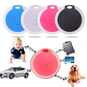2 pcs Anti-Lost Tracking Device For Dog & Cat; Smart Key Finder Locator For Kids Pets Keychain (Color: White, size: 2 Pcs)