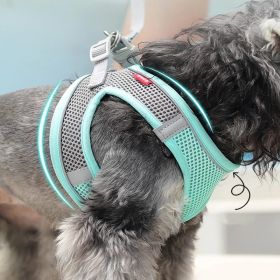 Pet Harness For Dog & Cat; No Pull Breathable Dog Vest Harness For Walking; Anti Escape Dog Harness (Color: Pink, size: Xs)