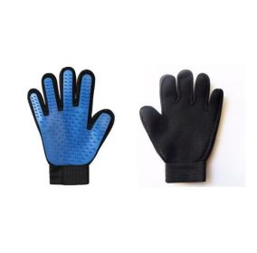 Pet Hair Removal Brush Comb (Color: Blue, Style: One Pair)